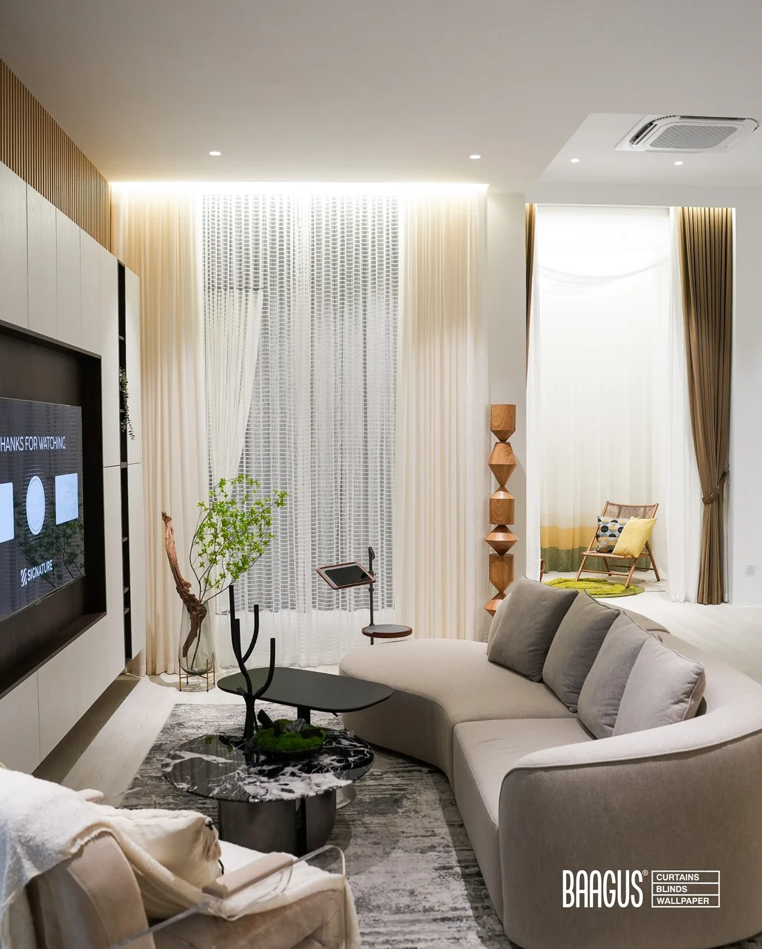 BAAGUS Bandar Kinrara — Curtains & sheers